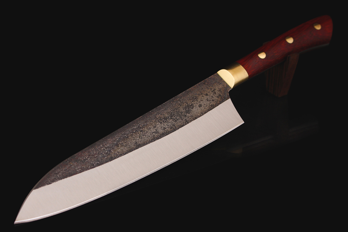 Нож серии east-west "Сантоку" 95х18 (эл.ковки), рукоять падук.